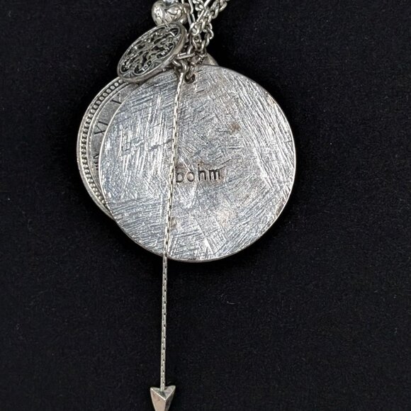 Bohm 2-Strand Clockwork Pendant Necklace - Picture 6 of 7